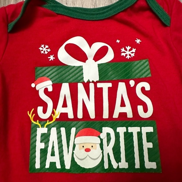 Holiday Time Long Sleeve Body Shirt | Santa's Favorite | Size 18 Months | EUC 🎄 - Picture 2 of 4